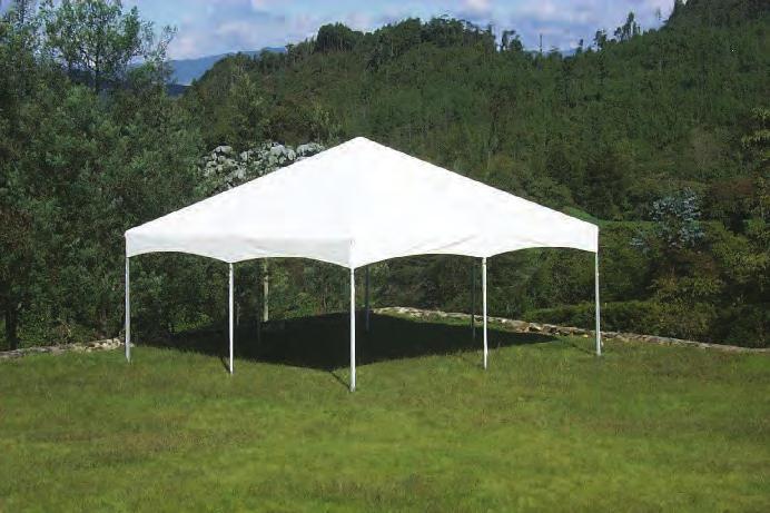 Expandable mids, that can extend a tent up to 100+ feet, are available for Traditional style covers.