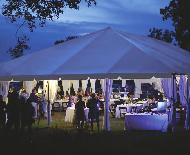 The CLASSIC is the ideal tent structure for weddings, corporate events, or any event that requires a large, unobstructed covered area.