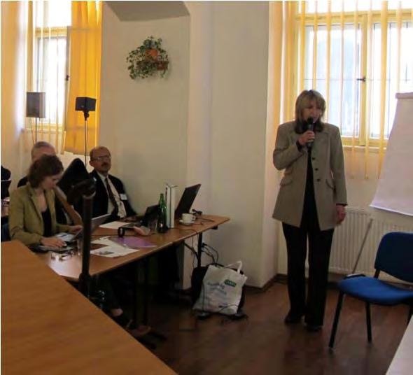 Ing. Eva Valterová Hradec Králové Region Mrs. Valterová presented her lecture about the role of regional authorities in the flood protection.