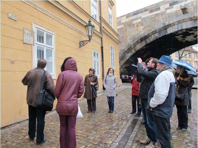 Second part of the Field trip included practical demonstration of flood protection and flood gates in Prague.