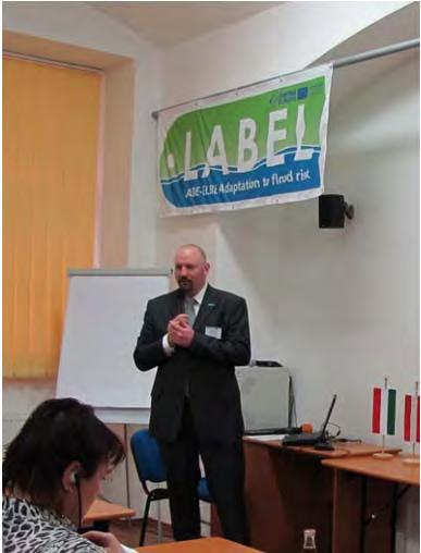 Andreas Kühl Saxon State Ministry of the Interior The first lecture was presented by Mr. Kühl, title of his lecture was Basic information about the LABEL project.