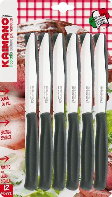Available colors table knives: black, white and blue Available colors: black, wood,