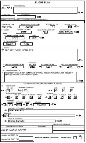 ICAO Fl Plan [ATC Flight Plan] Check of