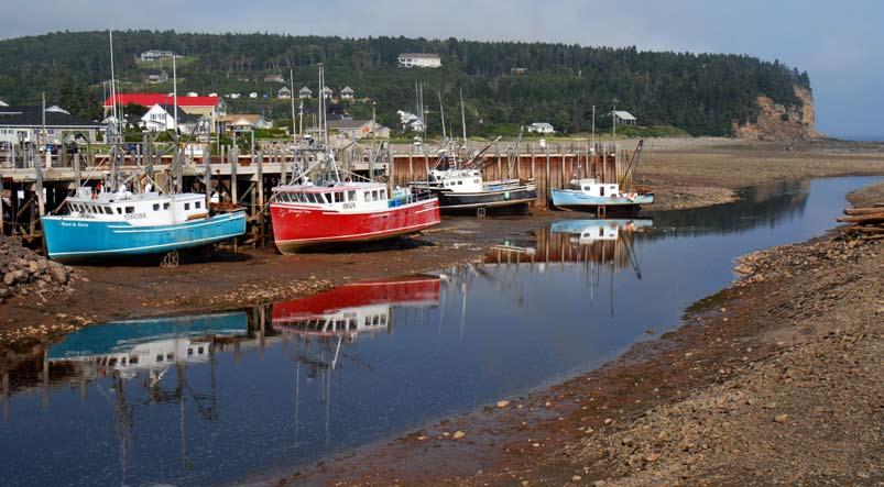 An image of the Wharf and Harbour in Alma, New Brunswick (below). Alma is a beautiful little town just at the east entrance of fundy National Park.