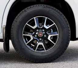 ALLOY RIMS Sporty types can also equip their Hobby motorhomes with alloy rims
