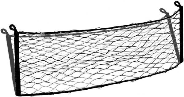Hammock style Net 1. Use in rear of SUV, minivan, or trunk. 2. Fits interior widths from 45" to 60".