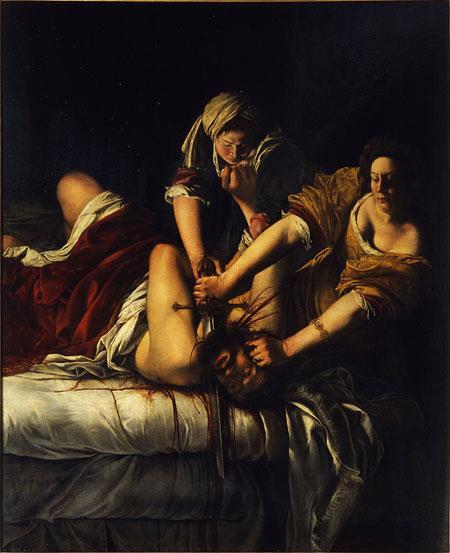 Mynd 3: Artimisia Gentileschi (1593-1656) Judith Slaying Holofernes,