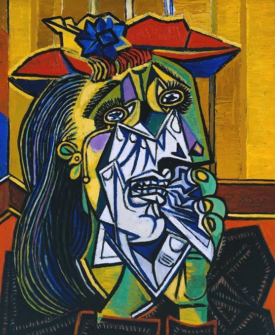 Mynd 14: Pablo Picasso (1881-1973) Hin grátandi kona