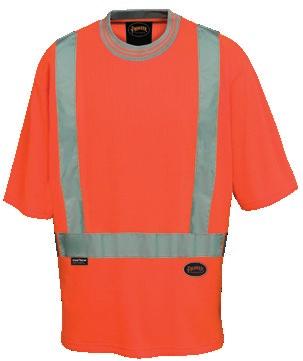 Cotton yarn inside for ultra cool comfort Hi-visibility polyester