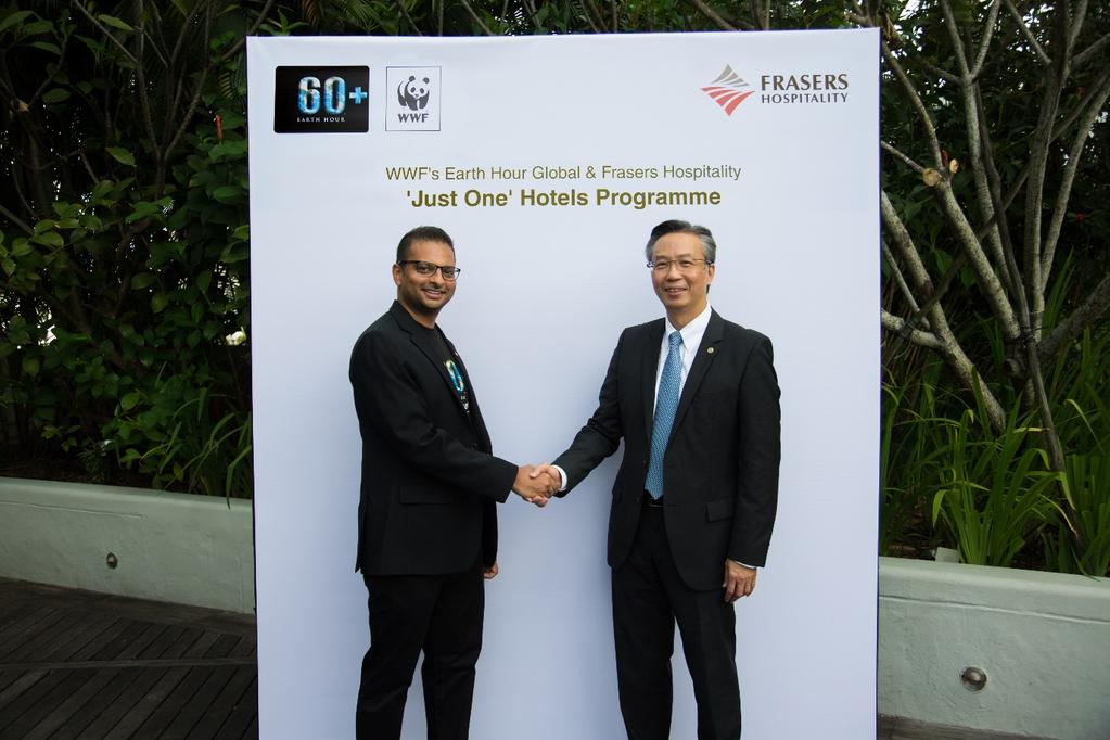 its continued support for global environmental sustainability awareness this year, Frasers Hospitality, a division of Frasers Centrepoint Limited ( FCL ), has signed on as the first partner in WWF