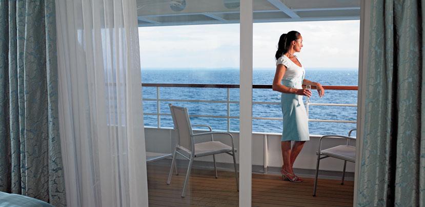 SUITE DREAMS There is something really luxurious about having your own suite: the additional space gives more style and comfort to make your cruise holiday
