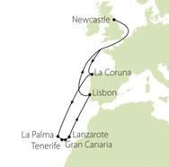Newcastle La Coruna, Spain Santa Cruz, La Palma Santa Cruz, Tenerife Las Palmas, Gran Canaria