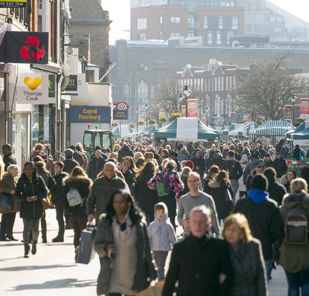 RETAILING IN BROMLEY Bromley is ranked 4th for shopper population across London centres (excluding Central