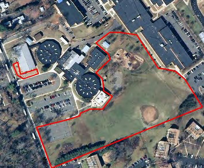 Baldwin Elementary School Map: Aerial View