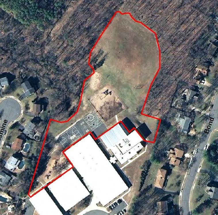 Haydon Elementary School Map: Aerial View