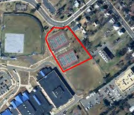 Osbourn High School Map: Aerial View