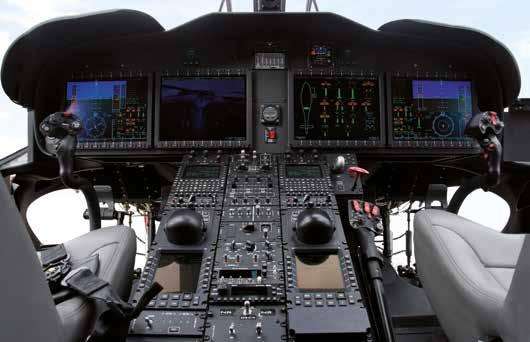 The cockpit design incorporates latest generation, advanced situational awareness technologies (HTAWS, TCAS II) which reduces crew workload.