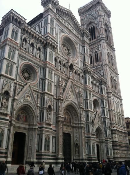 We stayed at a large hotel on the old city part of Florence and saw lots of unusual ancient buildings, museums, old