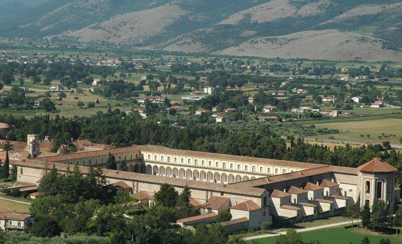 of the ancient monastery of Certosa of Padula and many sites of great