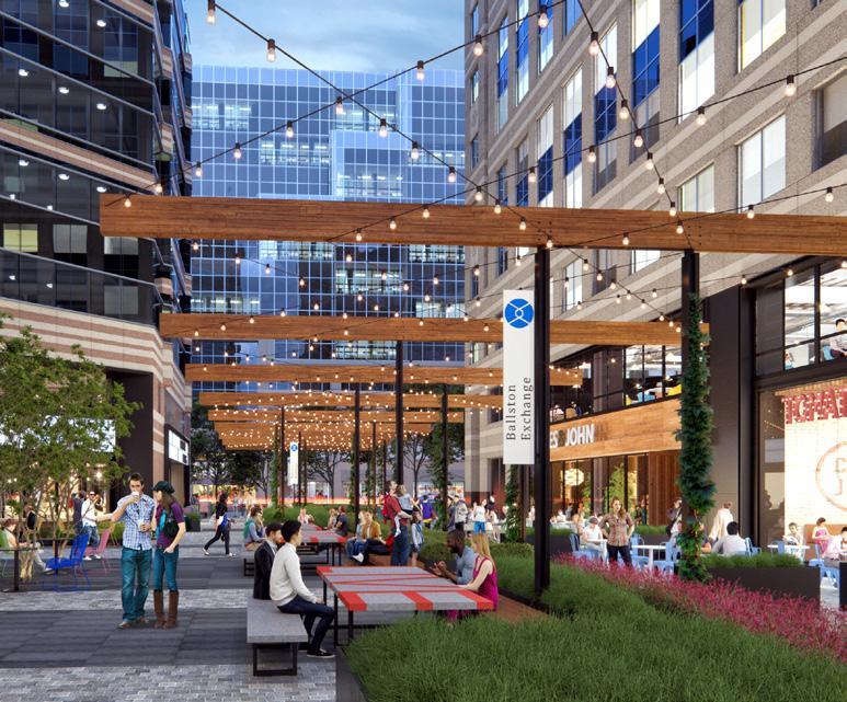 At the center of it all Recharged with lively storefronts, dining patios, and public seating, the paseo will buzz with