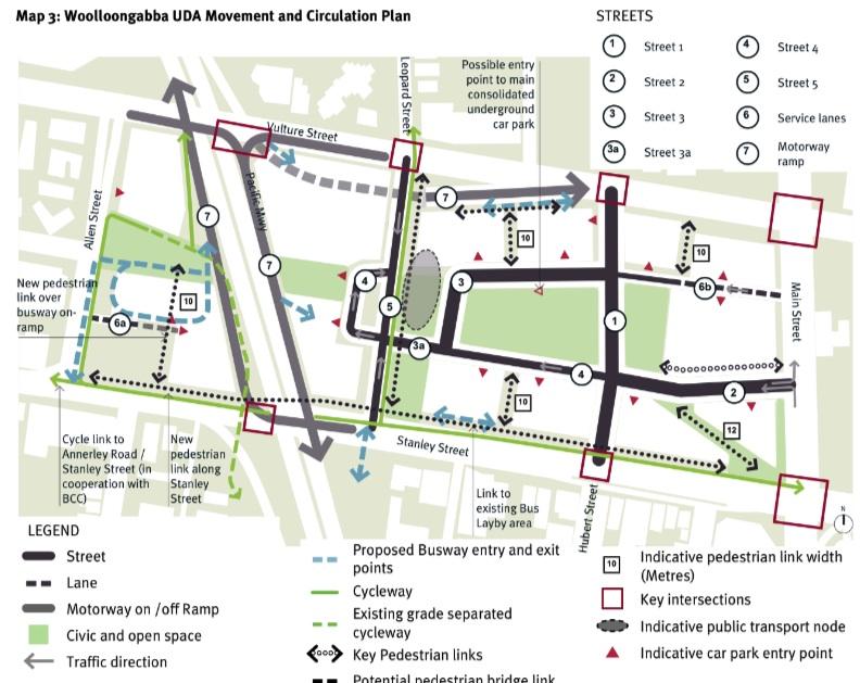 5.3 Public and Active Transport The transport element of Woolloongabba is what needs the most improvement.