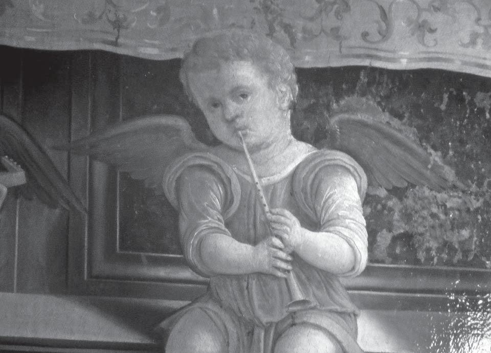 12 Girolamo da Santa Croce, infracrvena snimka detalja slike Sacra Conversazione, Uznesenja Marijina, Poljud, Split.