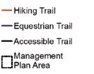 Work with HVHTA and the NRMT Stewardship Committee to develop an interpretive trail experience throughout the hiking trail system. (See Section 5.3 for related Cultural Heritage Recommendations).