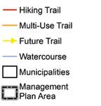 8 Trailheads The trail plan features both primary and secondary trailheads which will be located at formal access points, described in the following subsections.