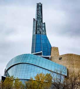 Pre-Tour Itinerary (subject to change) Day +1: Arrive in Winnipeg, Manitoba, Canada Day and evening at leisure Day +2: Winnipeg (B,L) Canadian Museum for Human Rights guided tour Day