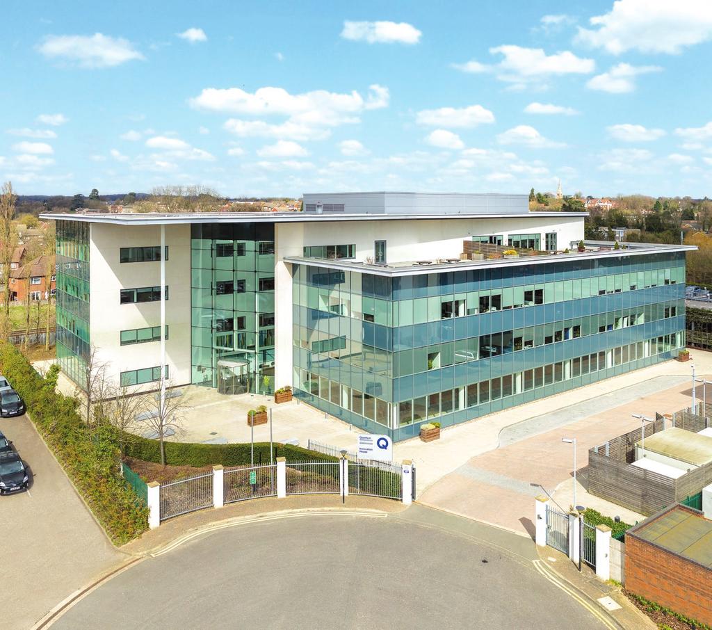 4,973 24,109 SQ FT QUALITY OFFICE SPACE The building provides a lasting first impression as you enter