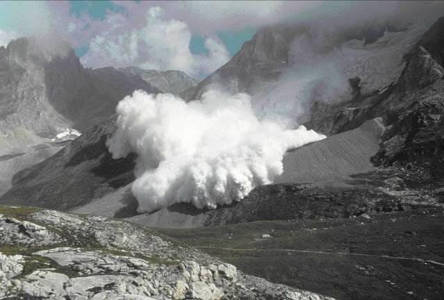 Aosta Valley Glacial hazards Ice avalanches Grindelwald village Glacial lake /