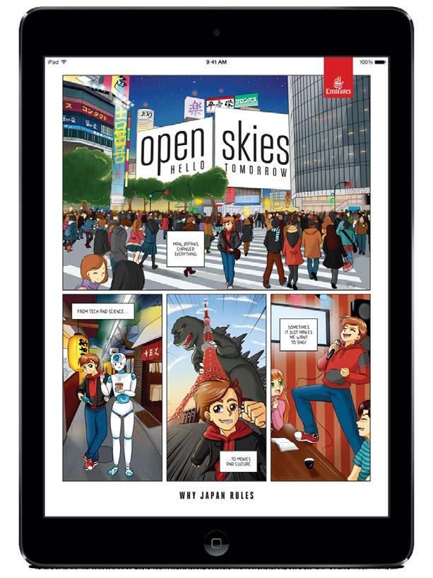 OPEN SKIES DIGITAL EDITION KEY FACTS: LANGUAGE: English FREQUENCY: Monthly AUDIENCE: Individuals that enjoy reading a world class inflight travel magazine CIRCULATION: Free to download