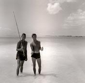 Fishing in lagoons and off the sea beach self