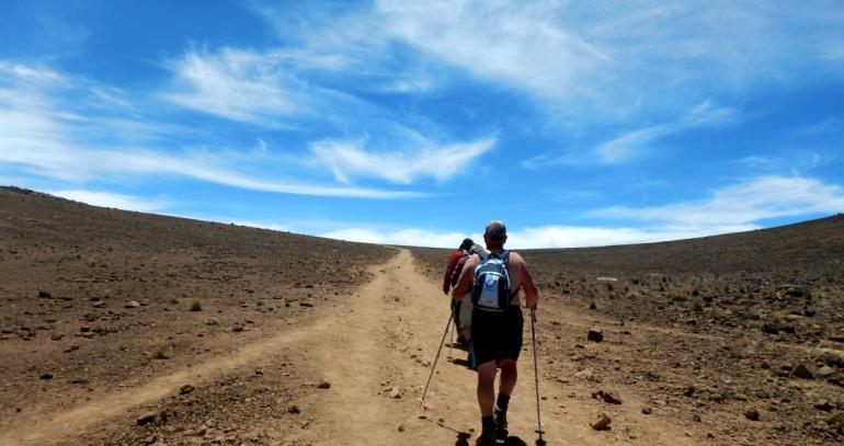 We successfully climbed Mt. Kilimanjaro, the highest in Africa to Gilman's Point (5685 m).