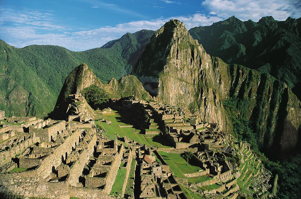 We explore the amazing ruins at Machu Picchu on Days 5 & 6. Day 8: Cuzco/Lima/Quito, Ecuador Early today we fly via Lima to Quito, arriving late afternoon.