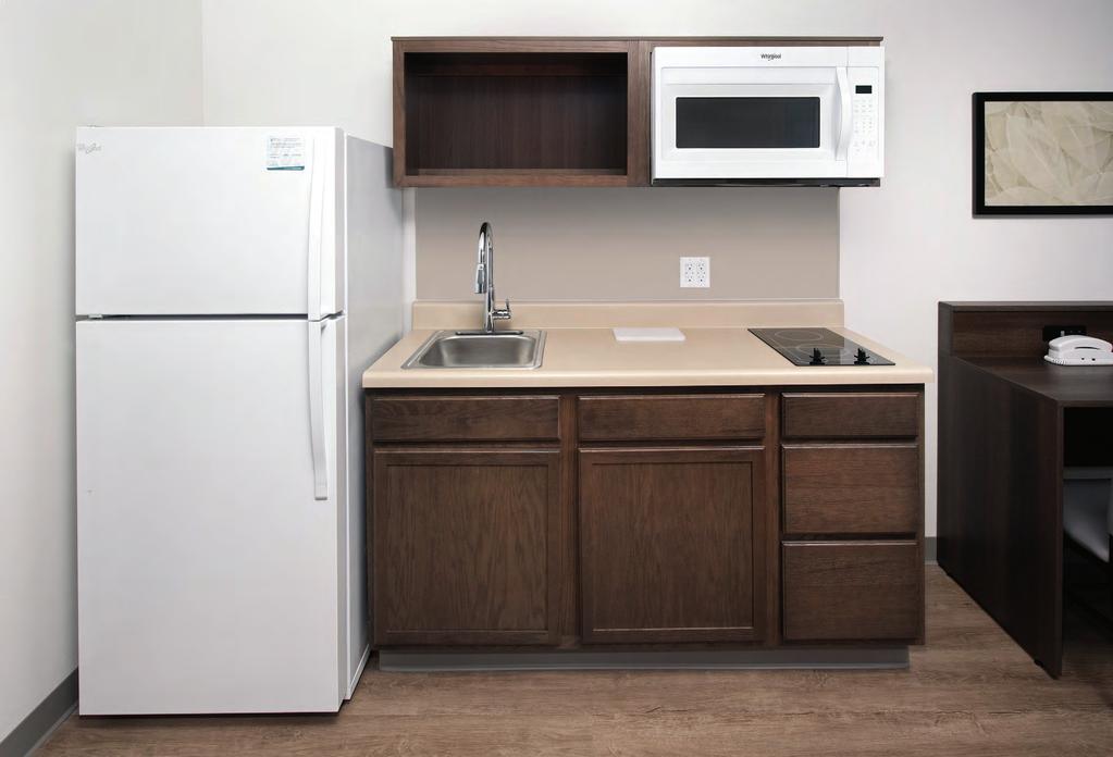 A Kitchenette in Every Suite All guests have the freedom to get cooking.
