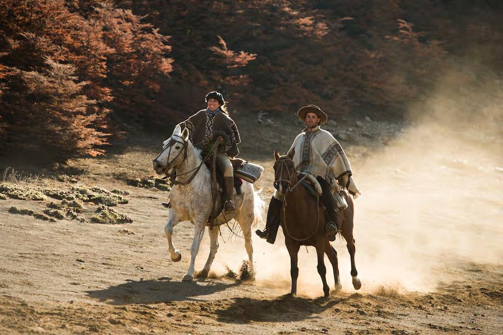 The estancia organises multi-day horse-riding trips into the Andes, passing through spectacular landscapes, crossing steep mountains with extraordinary