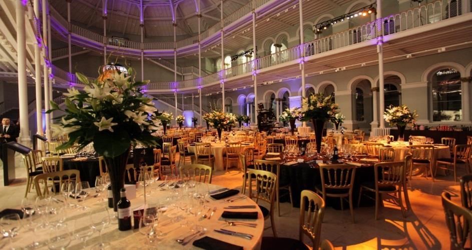 Social Dinner 1 Sponsor 5,000 The Congress dinner will be held within the Grand Gallery of the National Museum of Scotland.