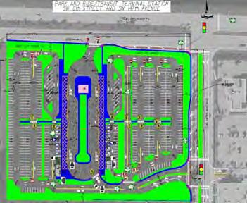 SW 8th Street and SW 147th Avenue 8-acre parcel currently owned by FDOT MDT is proposing a park-andride facility with up to 350 parking spaces and a bus terminal This park-and-ride facility will