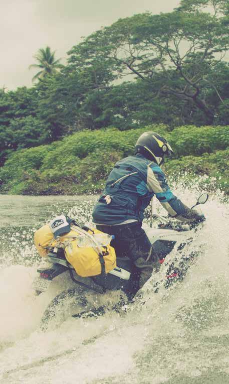 Unforgettable routes an Elephant Moto moto experience 7 DAYS - 1,000 KMS We leave through San Jose To the highest point in the cloud forest heading to the Pacific beaches and the tropical forest of