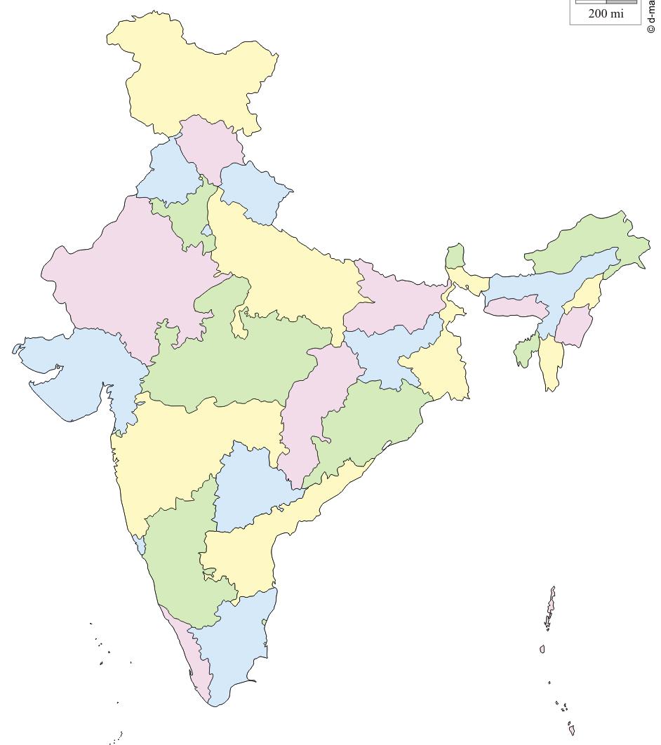 D) Match the following (Conceptual Understanding) Dogri - Jammu & Kashmir Bhutia - Sikkim Chang - Nagaland Mizo - Mizoram Manipuri - Manipur E) Locate the following states in Indian map.