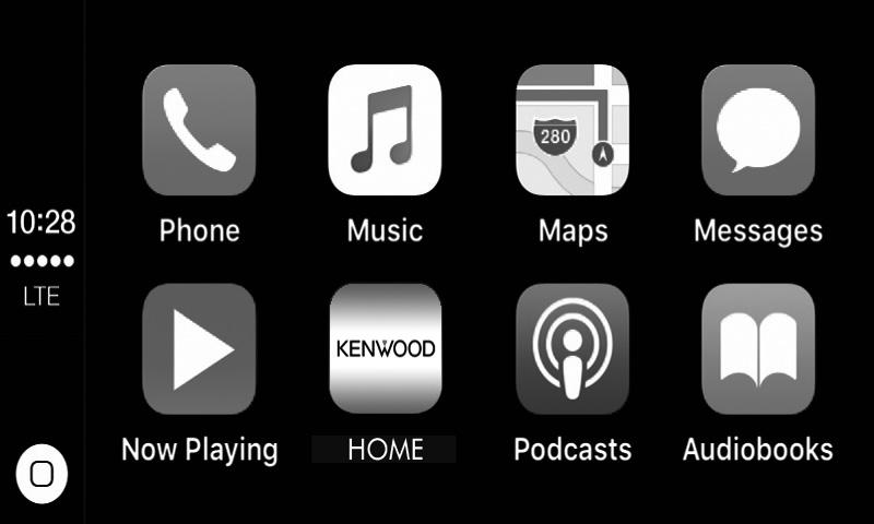 Aplikacije Android Auto /Apple CarPlay/Mirroring ÑÑTipke za upravljanje i dostupne aplikacije na početnom zaslonu CarPlay Možete koristiti aplikacije priključenog iphona.