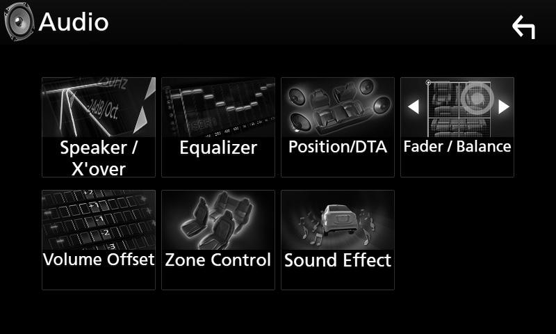 Upravljanje zvukom Upravljanje zvukom OBAVIJEST Svaka radnja u ovom dijelu može se pokrenuti iz višefunkcijskog izbornika.