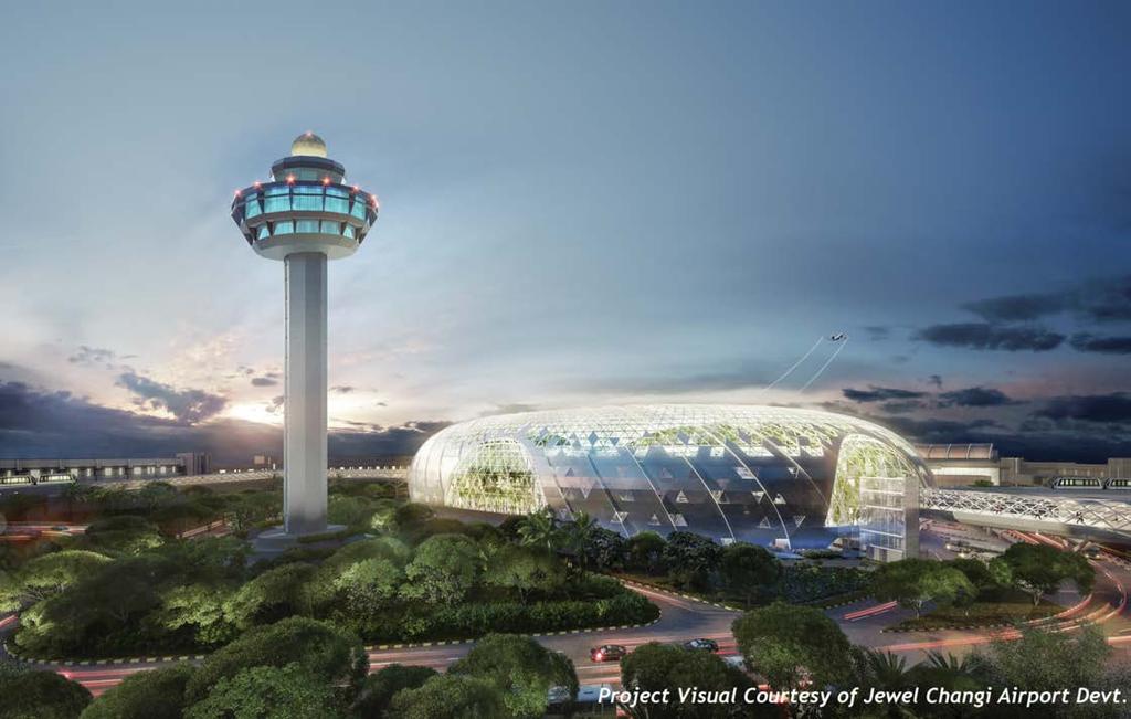 DELIVERING MOBILITY ORIENTED DEVELOPMENT JEWEL Changi Airport Jewel Changi Airport is a new mixed-use complex featuring attractions, retail offerings, a hotel and facilities for airport operations.