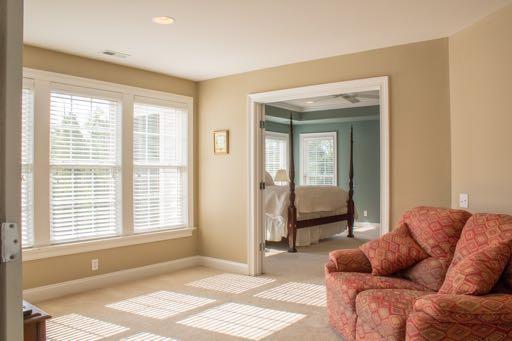 The sunroom features its own zone for heating and A/C.
