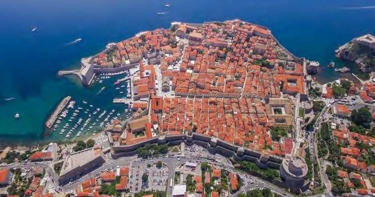 01. DUBROVNIK, THE PEARL OF ADRIATIC One of the most beautiful cities in the world Full-day Tour A relaxing drive along the Adriatic Coast, through the picturesque Dalmatian landscape, across the