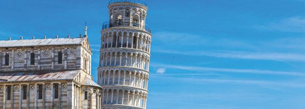ONE DAY TOUR A splendid excursion to the city of Pisa, famous for its architectural beauty.