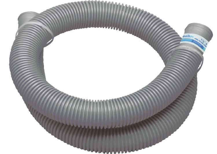 and chemicals F1169 3' Label 20/Cs F1171 6' Label 20/Cs POOL FILTER CONNECTOR HOSE 1½" Durable &
