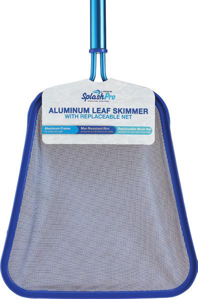 SKIMMERS AND RAKES LEAF SKIMMER W/ MAGNET Lightweight Design: for easy removal of debris from pool Magnetic End: