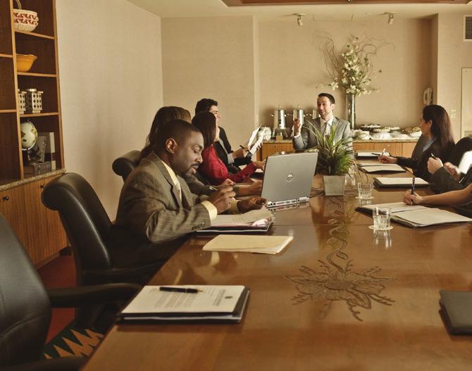 Get down to business in our executive boardroom or host a smaller gathering in our